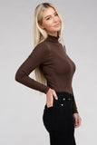 Long-Sleeve Turtleneck Bodysuit