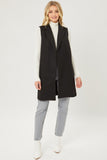 FLEECE LONG VEST JACKET