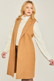 FLEECE LONG VEST JACKET