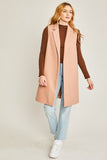 FLEECE LONG VEST JACKET