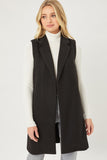 FLEECE LONG VEST JACKET