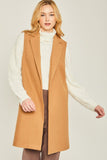 FLEECE LONG VEST JACKET