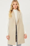 FLEECE LONG VEST JACKET