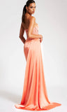 LUNA CORAL SATIN GOWN