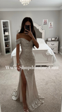 PLATINUM RUCHED SPARKLE GOWN