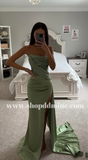 LUNA BASIL GOWN