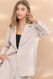 BLAZER AND SHORTS SET