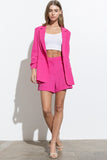 BLAZER AND SHORTS SET