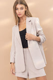 BLAZER AND SHORTS SET