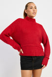 TURTLE NECK BODY SWEATER