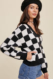 GINGHAM CARDIGAN TOP