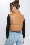 PU LEATHER VEST