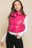 PU LEATHER VEST