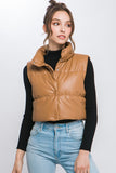 PU LEATHER VEST