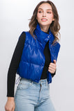 PU LEATHER VEST