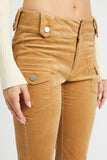 PANTALON TAILLE BASSE AVEC BAS PATTE