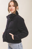 CORDUROY PUFFER JACKET