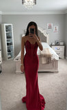 STRAPLESS HOT STONES CORSET GOWN