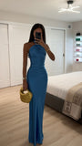 AMANDA UPRICHARD JADE SILK MAXI DRESS