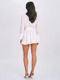 JAMILA WHITE SHIRT MINI DRESS