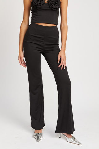 PANTALON ÉVASÉ TAILLE HAUTE