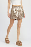 PAPERBAG METALLIC SHORTS