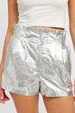 PAPERBAG METALLIC SHORTS