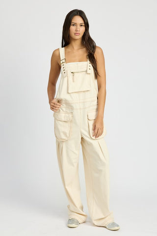 OVERSIZED CARGO OVERALL JUMPSUIT