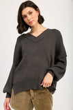 OVERSIZED V NECK SWEATER