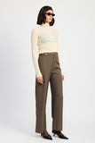 TROUSER PANTS WITH ADJUSTABLE WAIST BAND BUCKLE