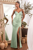 IRIDESCENT FITTED EMBELLISHED DETAIL GOWN