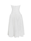 ROWAN WHITE LACE BUSTIER CORSET SUNDRESS