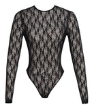 MAISIE BLACK LACE LONG SLEEVE BODYSUIT