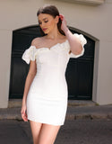 Felicia Mini Dress - White