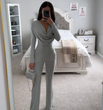 SILVER LONG POCKET SILVER TROUSERS