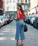 RED TANK TOP BODYSUIT