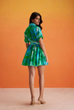 HEMANT AND NANDITA BELTED MINI DRESS