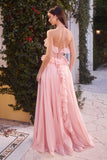 STRAPLESS CHIFFON RUFFLE A LINE DRESS