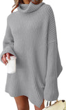 TURTLENECK SWEATER DRESS