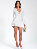 DELIA WHITE BLAZER DRESS