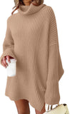 TURTLENECK SWEATER DRESS