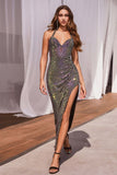 HALTER HOT STONE MESH DRESS