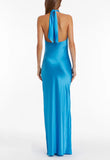 AMANDA UPRICHARD JADE SILK MAXI DRESS