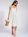 ROWAN WHITE LACE BUSTIER CORSET SUNDRESS