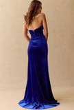 BOW VELVET GOWN