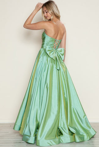 BOW BACK BALL GOWN