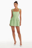 AMANDA UPRICHARD BETHANY PEAR ROMPER DRESS