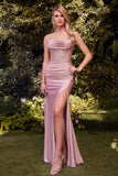 FITTED HOT STONE CORSET BODICE GOWN