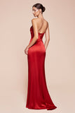 STRAPLESS SATIN DRESS & SASH