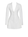 DELIA WHITE BLAZER DRESS